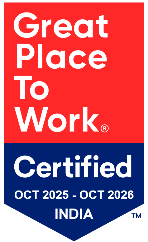 Great Place To Work Certified, Oct 2025 to Oct 2026, India